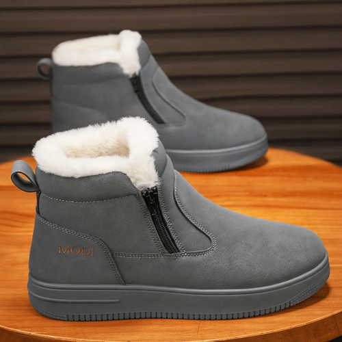 Gefütterte Herren-Winterstiefel, wasserabweisend