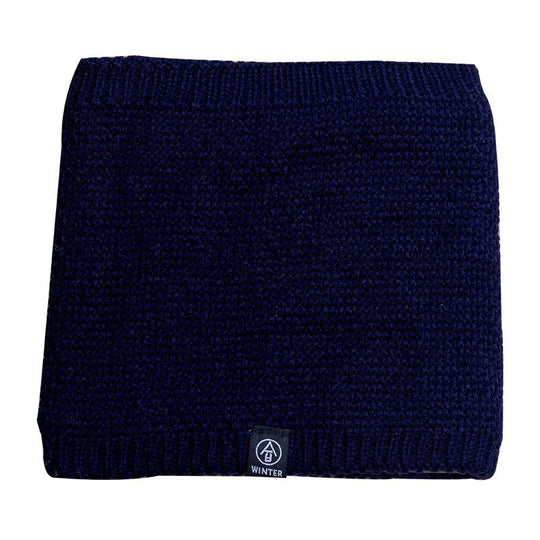 Gestrickter Schlauchschal, gefüttert
