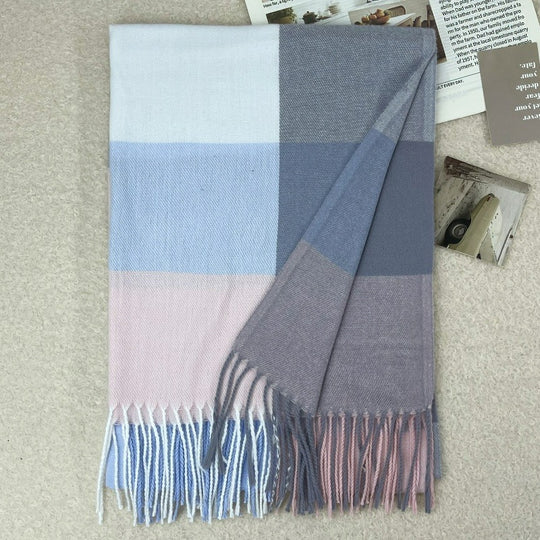 Karierter Schal aus Kaschmir-Imitat, 65x180cm