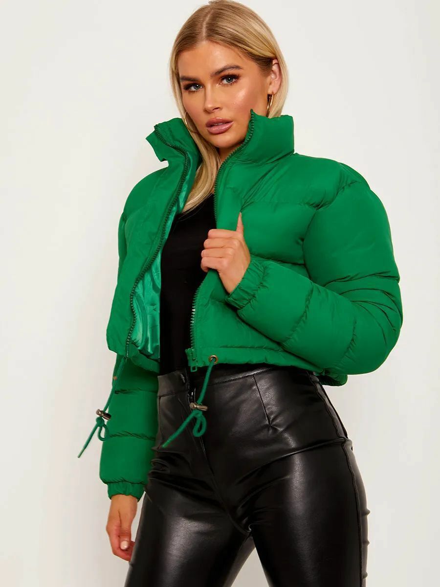 Gesteppte Winterjacke im Oversize-Stil
