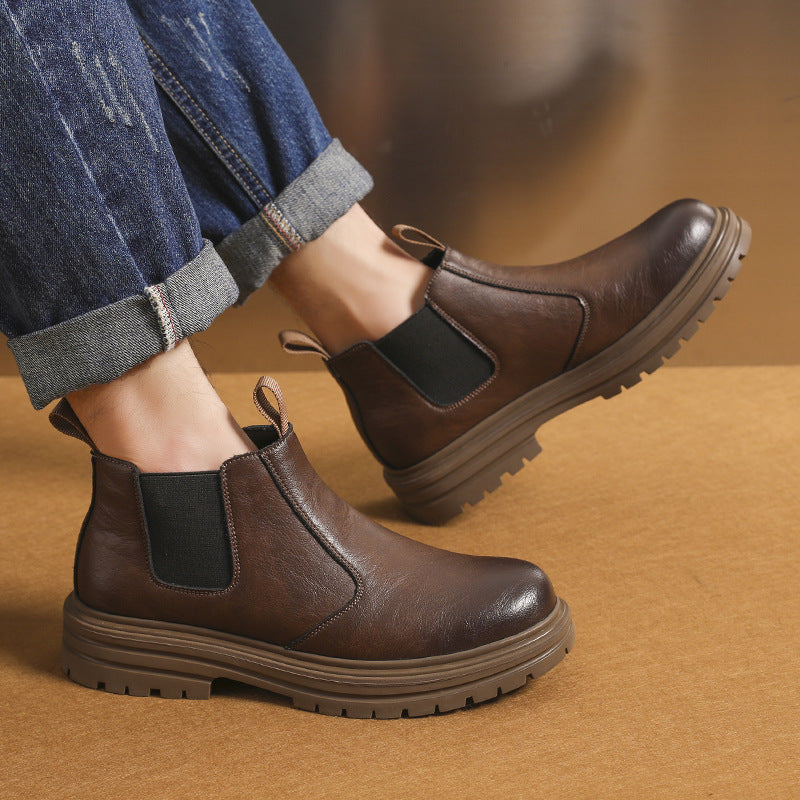 Herren-Chelsea-Stiefel, klassisch und wärmend