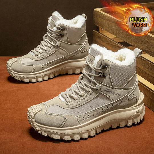 Gefütterte Herren-Outdoor-Stiefel für den Winter