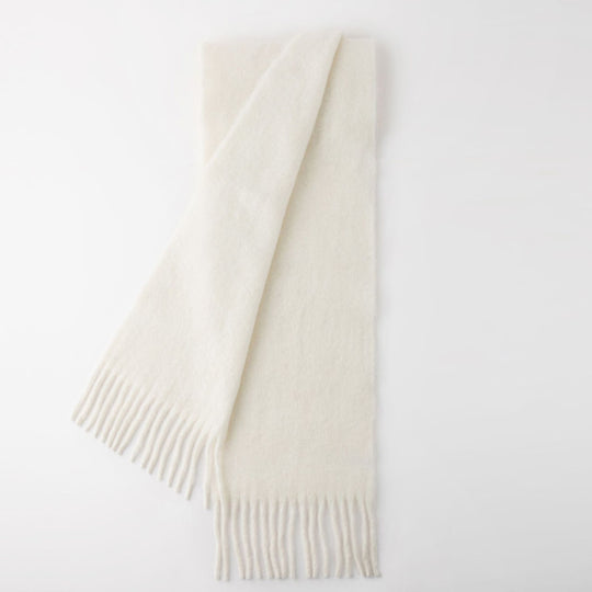 Flauschiger Woll-Alpakawoll-Mix Schal