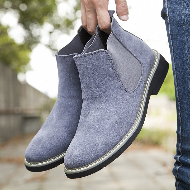 Herren-Chelsea-Stiefel aus Leder