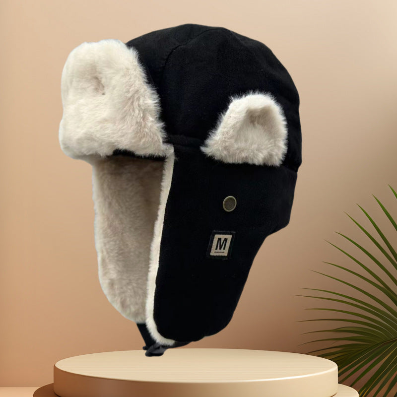 Plüsch-Set mit Mütze, Schal und Handschuhen, Damen, Winter