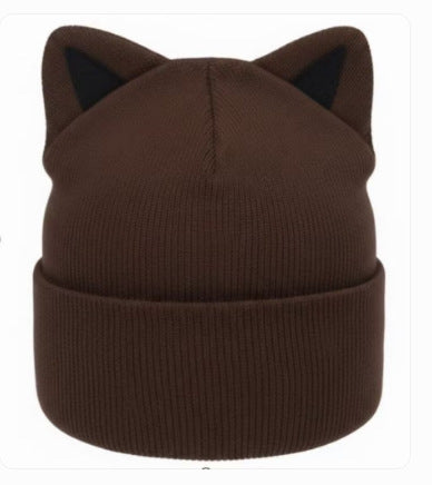 Herren Strickmütze und Schal Set, gefüttert
