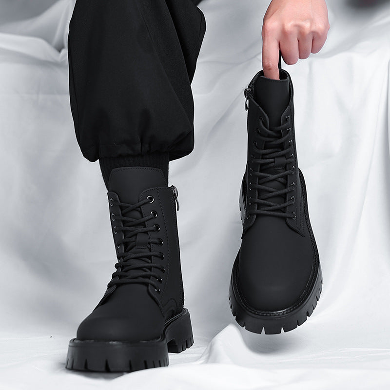 Elegante Herren-Stiefeletten aus weichem Material