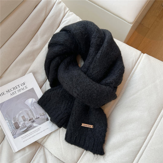 Alpakawoll-Mischgewebe Strickschal