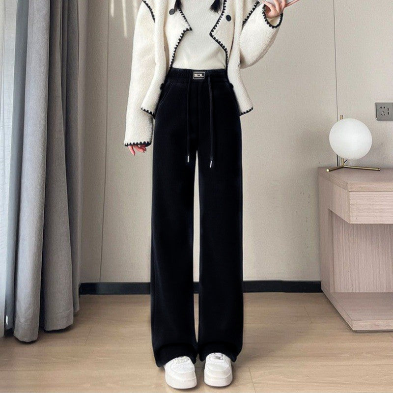 Gefütterte Cord-Weithose für Damen, extra warm