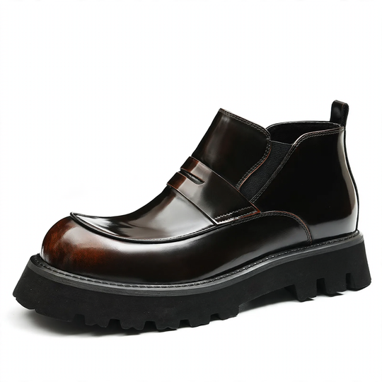 Business-Chelsea-Stiefel aus Glattleder