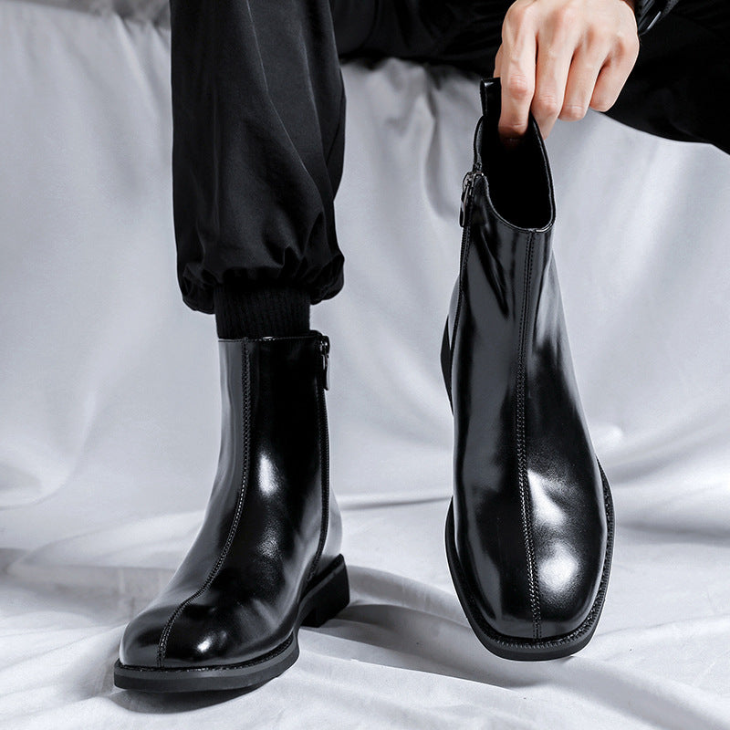 Herren Chelsea-Stiefel, Reißverschluss, 89757-R