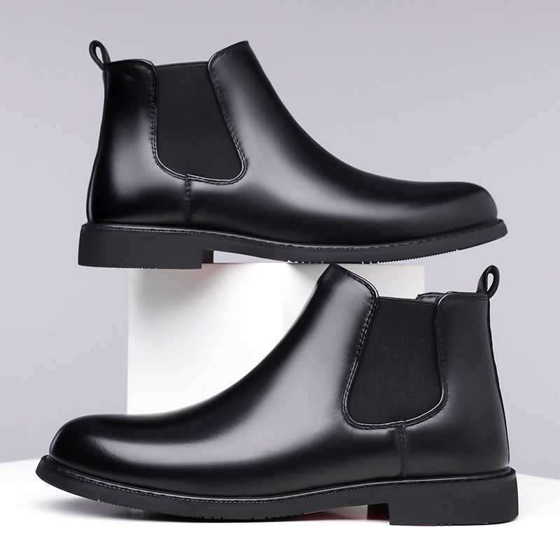 Robuste Herren-Arbeitsstiefel aus Leder