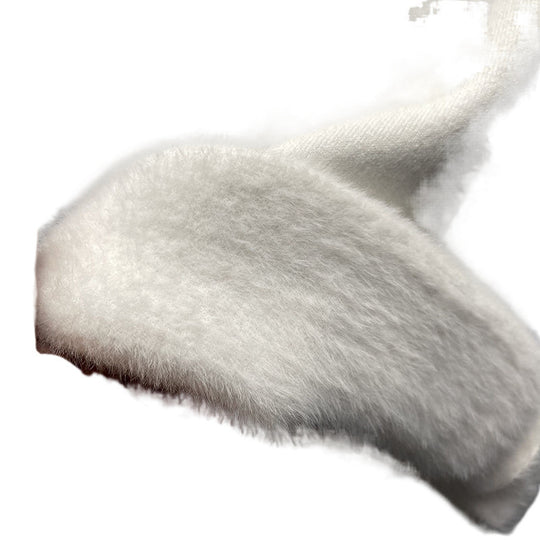 Herren-Strickpullover mit Fleecefutter und Stehkragen