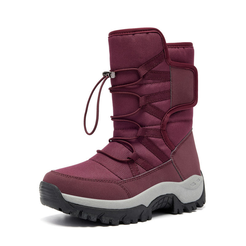 Gefütterte Herren-Winterstiefel, wasserabweisend