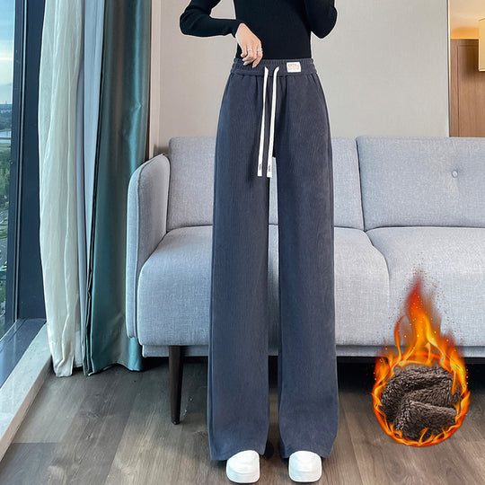 Lammfleece-Kordhose für Damen