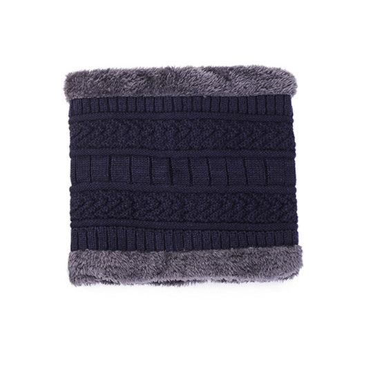 Strickmütze mit Schal, 2-teiliges Set, gefüttert