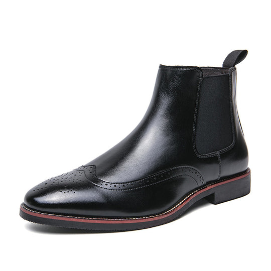Modische Herren-Chelsea-Stiefel, spitz zulaufend