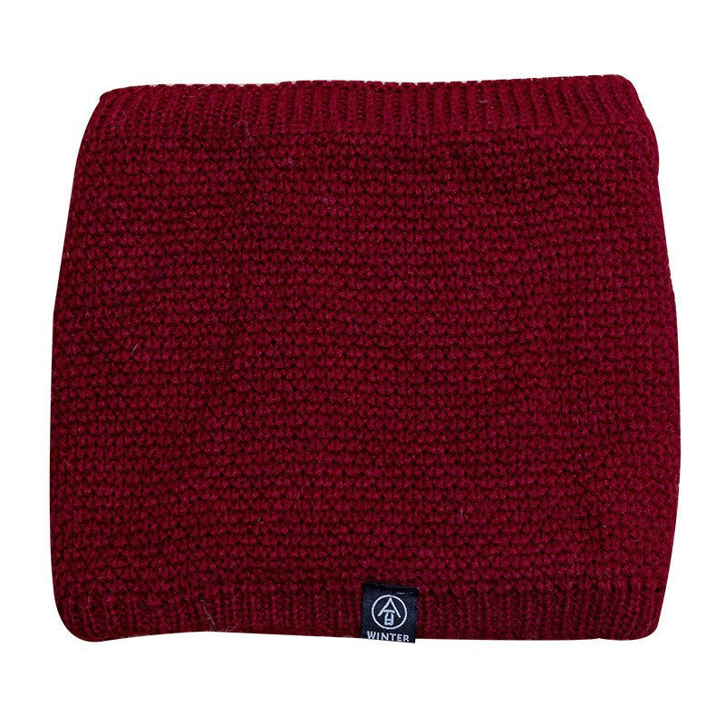Gestrickter Schlauchschal, gefüttert
