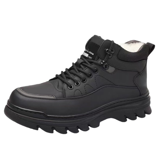 Gefütterte Herren-Winterstiefel, rutschfest