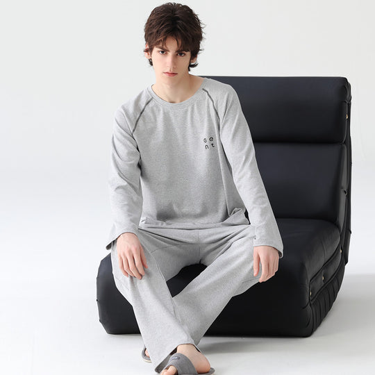 Herren-Pyjama-Set aus 100% Baumwolle, kariert