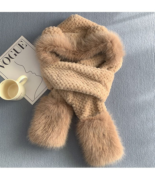 3-in-1 Set: Mütze, Schal und Handschuhe, flauschig