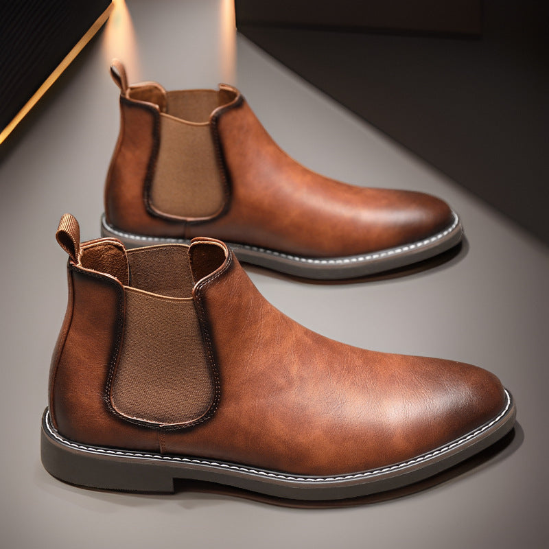 Elegante Herren-Chelsea-Stiefel im britischen Stil