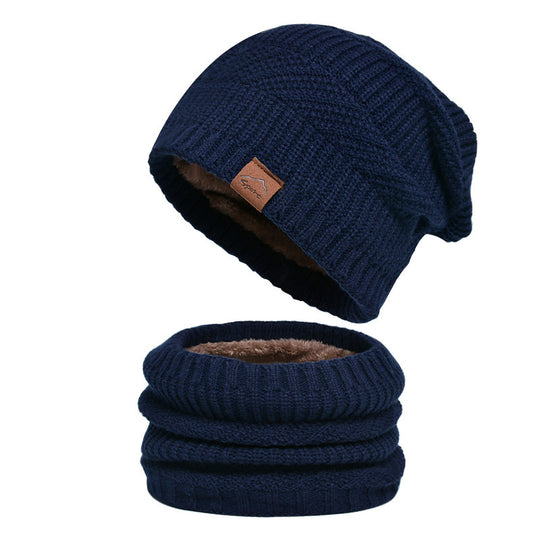 Winter-Set: Strickmütze und Schal