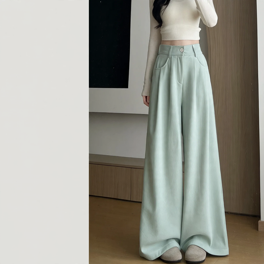 Damen-Cordhose, weit geschnitten, verschiedene Farben
