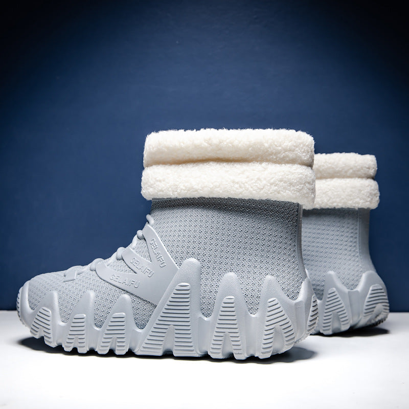 Wasserdichte Herren-Stiefel, PVC, gefüttert