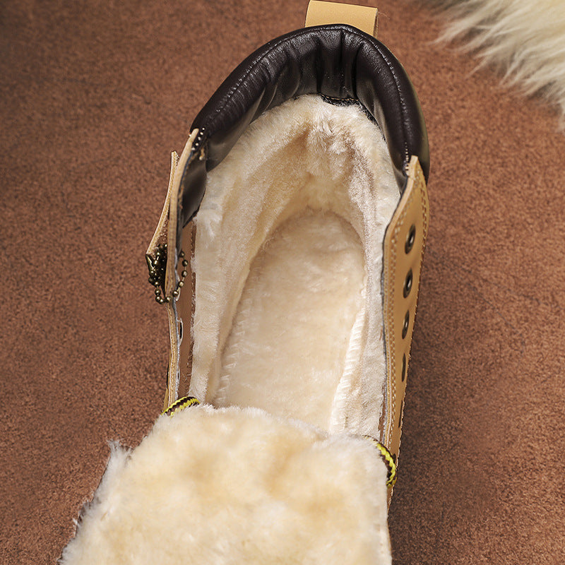 Herren-Stiefel, PU-Obermaterial, rutschfeste Gummisohle