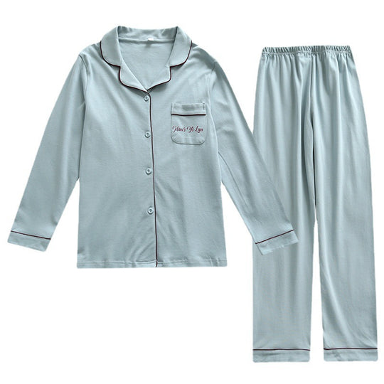 Baumwoll-Schlafanzug-Set für Paare