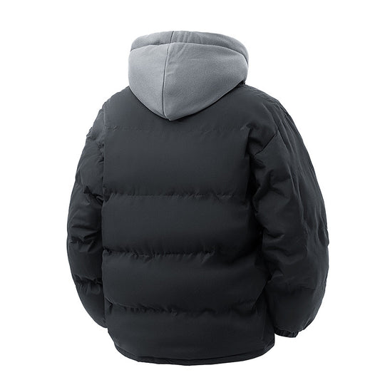 Modische Herren-Steppjacke in Fake-Layer-Optik