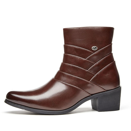 Herren-Chelsea-Stiefel mit dezenter Erhöhung
