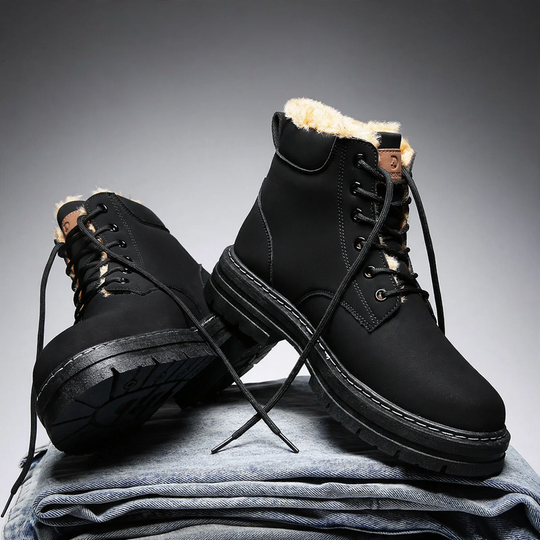Herren-Stiefel, gefüttert, knöchelhoch, Winter