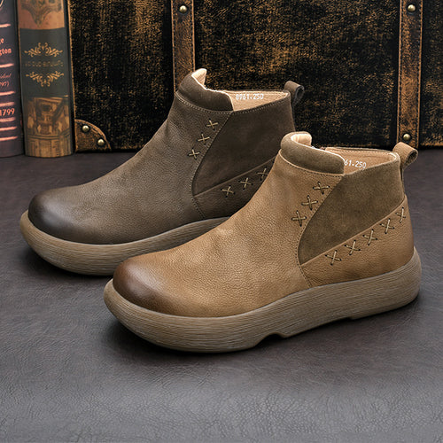 Herren Chelsea-Stiefel aus Echtleder, gefüttert, mit Reißverschluss