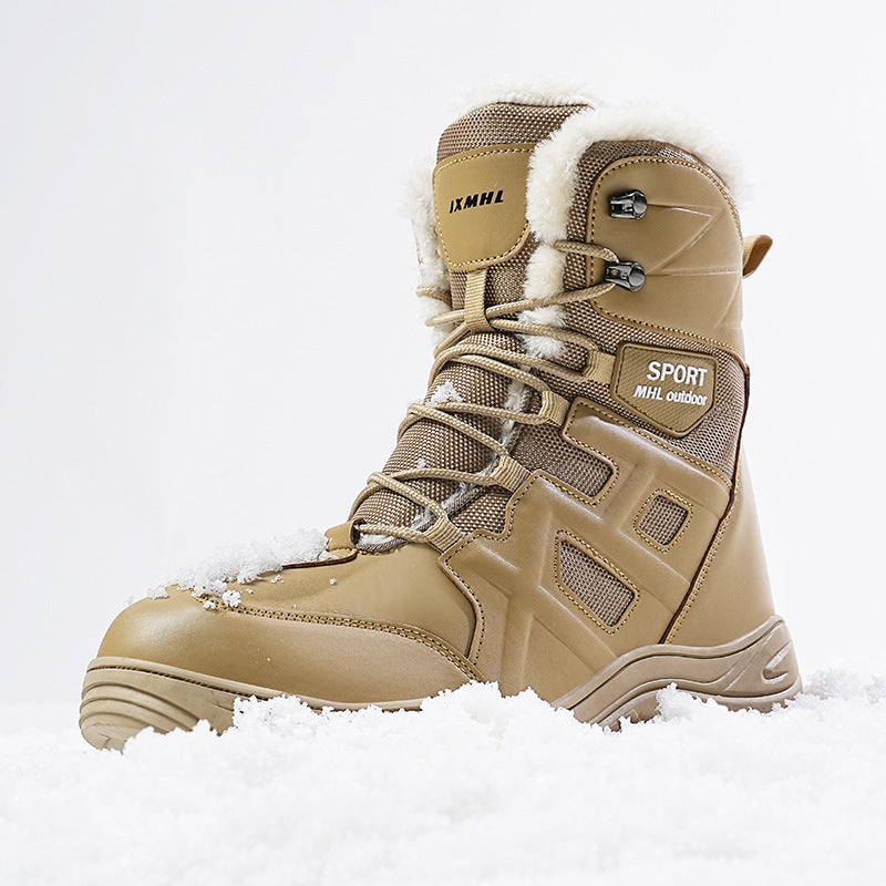 Herren-Winterstiefel, wasserabweisend, gefüttert