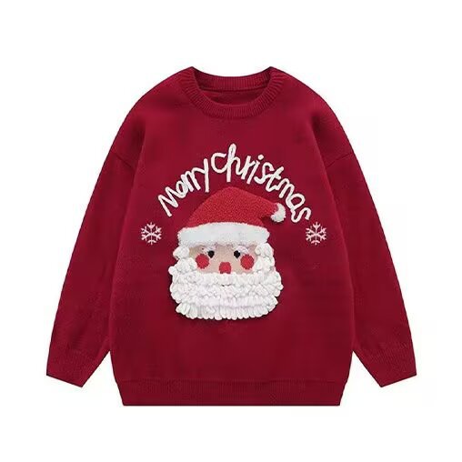 Weihnachtspullover mit Motiv, 300g