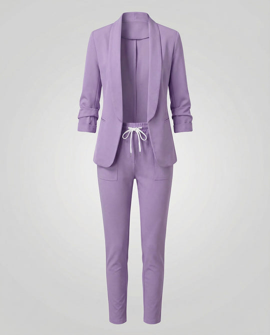 Elegantes Damen Blazer Hosen Set