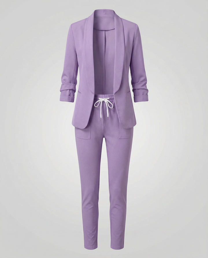 Elegantes Damen Blazer Hosen Set