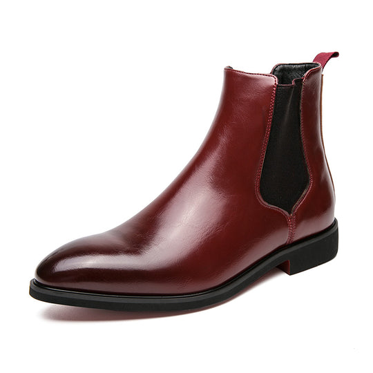Modische Herren-Chelsea-Stiefel, spitz zulaufend