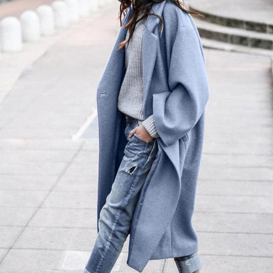 Longline-Trenchcoat für Frauen