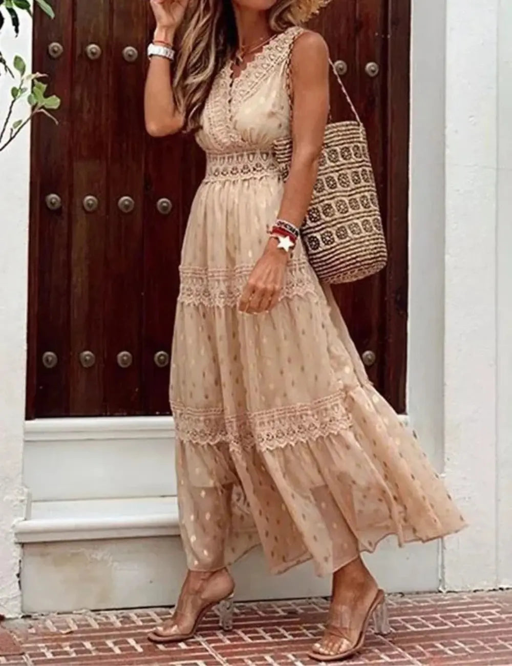 Elegante Maxi Sommerkleid