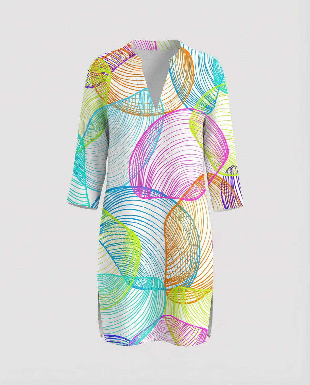 Lange Damen Strandbluse