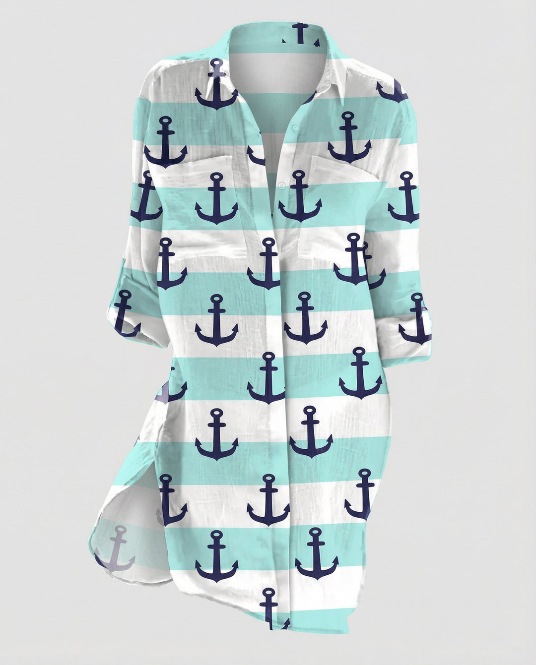 Lange Damen Strandbluse
