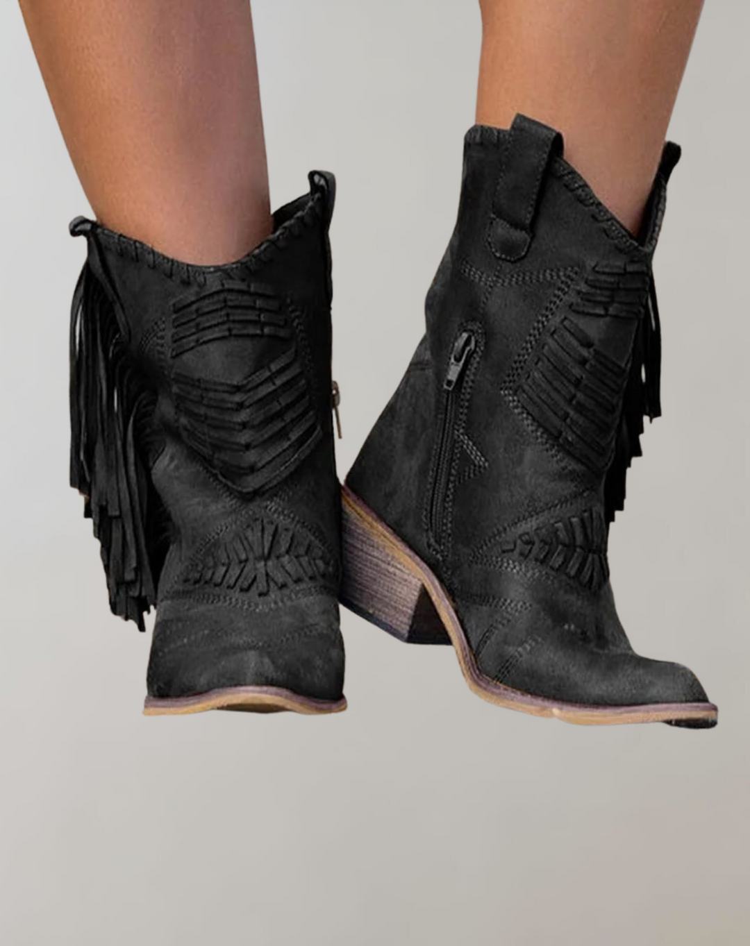 Western Cowgirl Stiefel mit Fransen