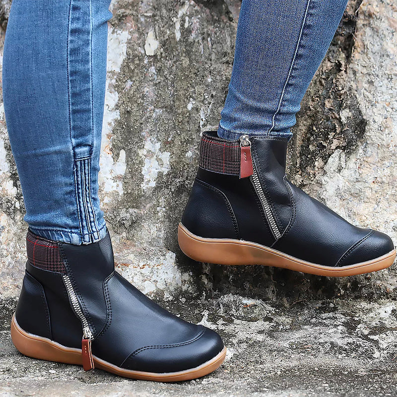 Orthopädische Premium-Stiefel mit Reißverschluss