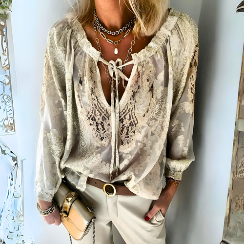 Häkel Boho Bluse