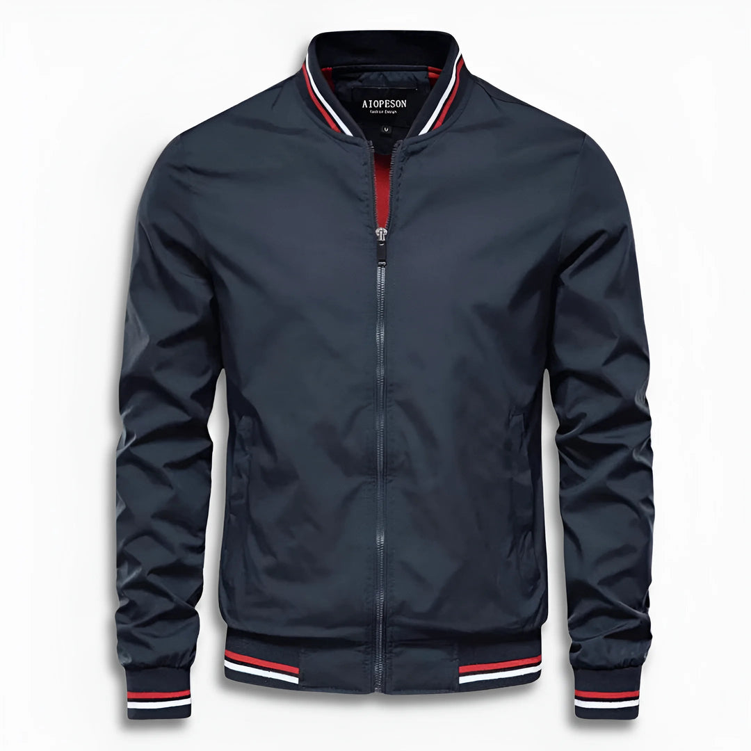 Herren Lässige Übergangsjacke mit Wasserabweisender Oberfläche & Stehkragen Nord Taschen