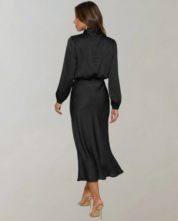 Elegantes Satinkleid Damen