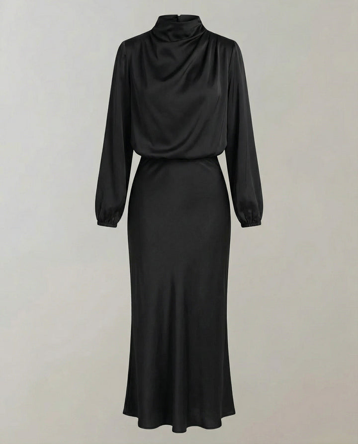 Elegantes Satinkleid Damen